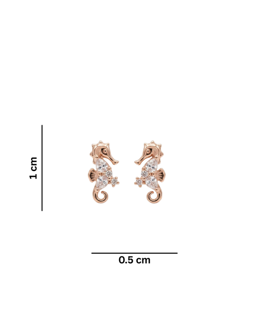Seahorse Stud Earring