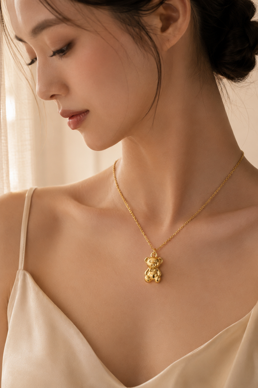 Teddy Charm Necklace