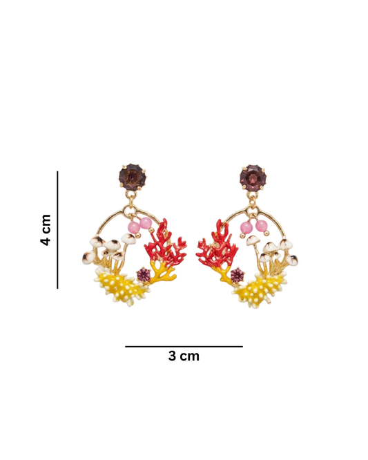 Kohana Maison Recif - Coral Garden Drop Earrings