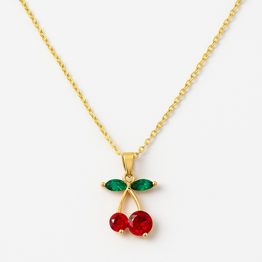 Cherry Pendant Necklace