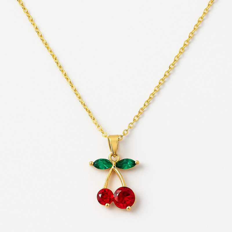 Cherry Pendant Necklace