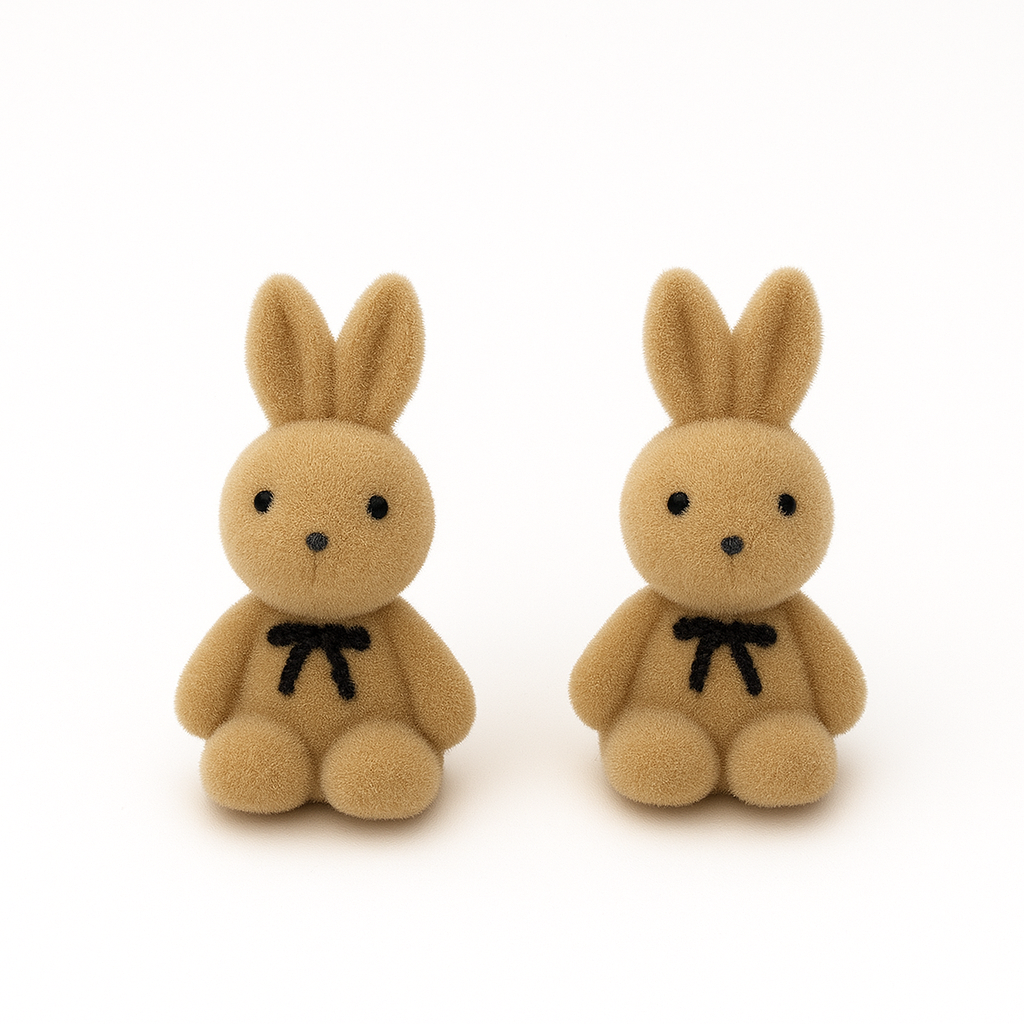 Velvet Bunny Stud Earring
