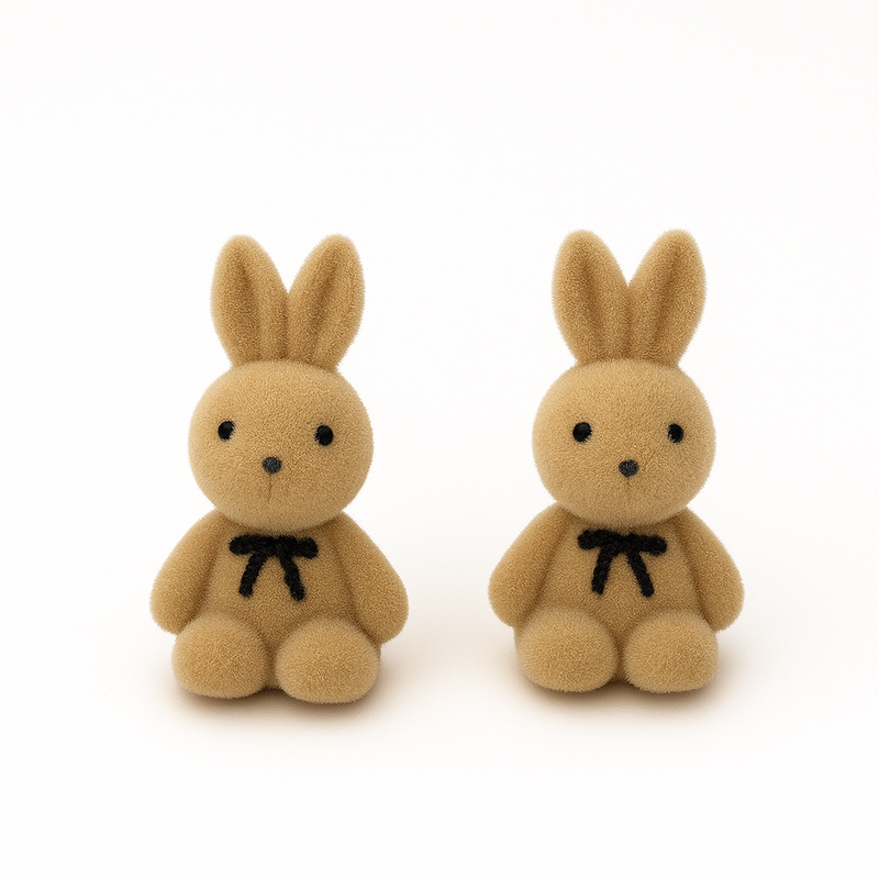 Velvet Bunny Stud Earring