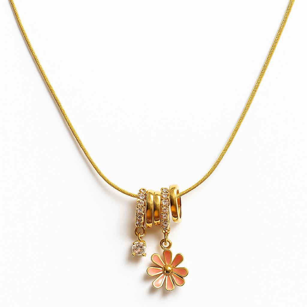 Floral Charm Necklace