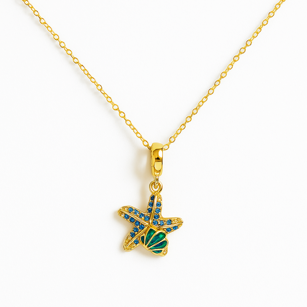 Starfish Pendant Neckace