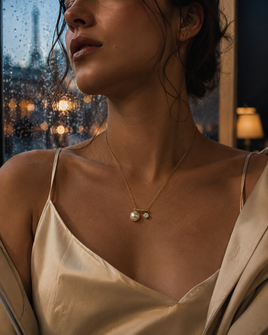 Pearl Diamond Necklace