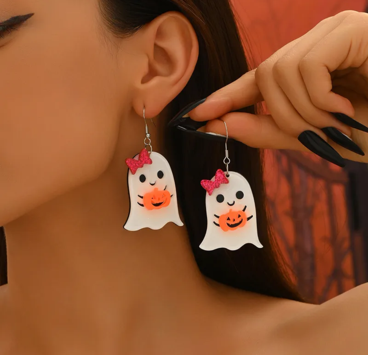 Cute Ghost Halloween Earring