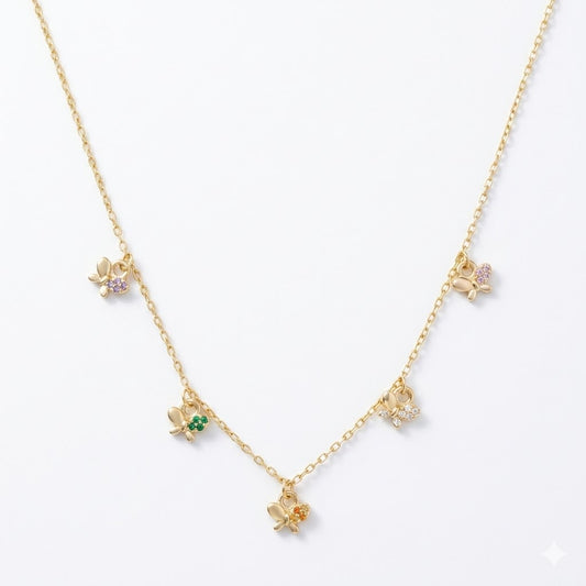 The Nabi Dal (Butterfly Moon) Pastel Choker