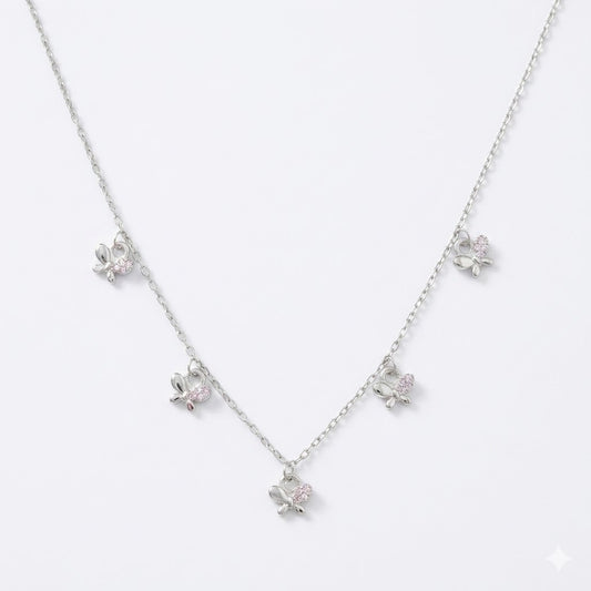 The Yeoubi Nabi (Fox-Rain Butterfly) Silver Choker