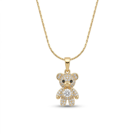 Baekhae Dusk Teddy Pendant Necklace