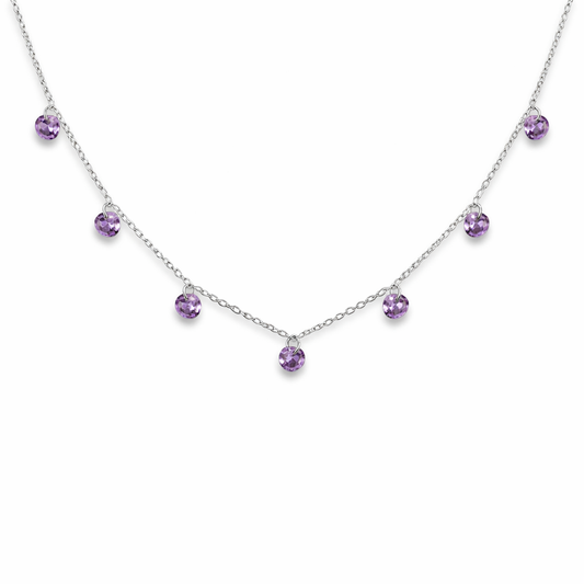Seonhwa Violet Tassel Choker