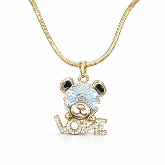 Areum Teddy Love Pendant Necklace