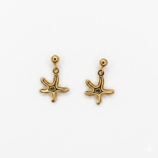 Star Charm Drop Earring