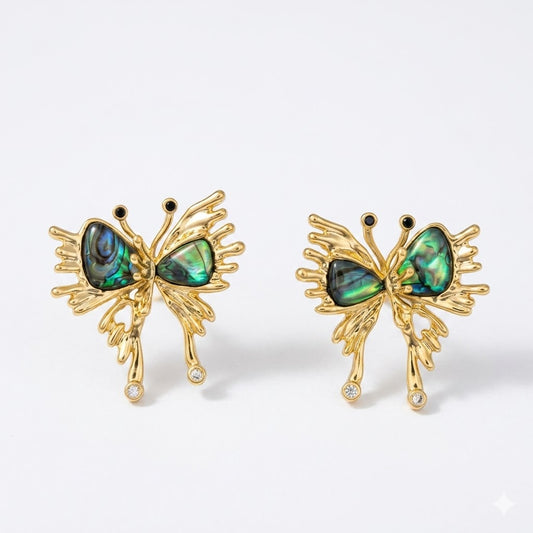 Butterfly Gleam Stud Earring