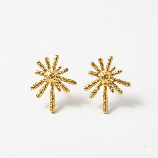 Sunburst Stud Earring