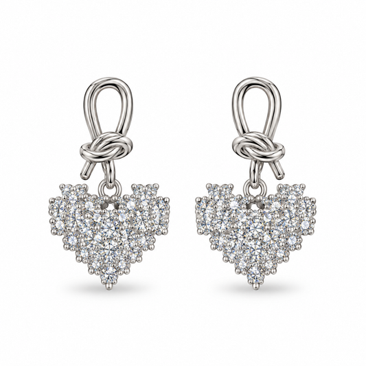 Knotted Heart Drops