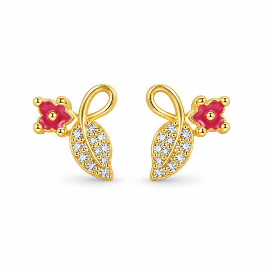 Blossom Leaf Studs