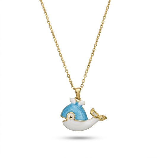 Whale Charm Necklace