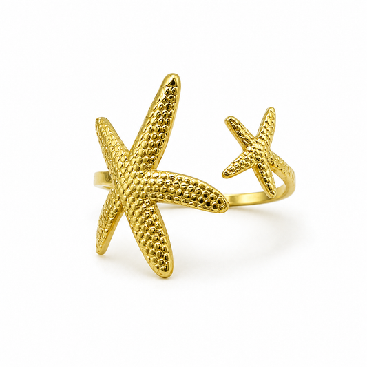 Stellar Duo Gold Ring