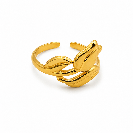Vine Knot Gold Ring