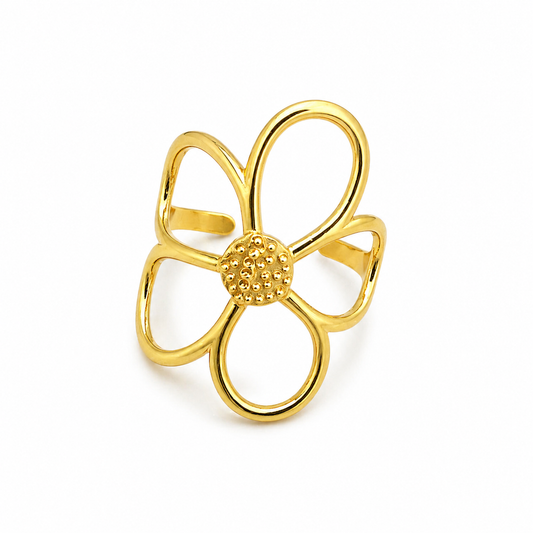 Soleil Bloom Gold Ring