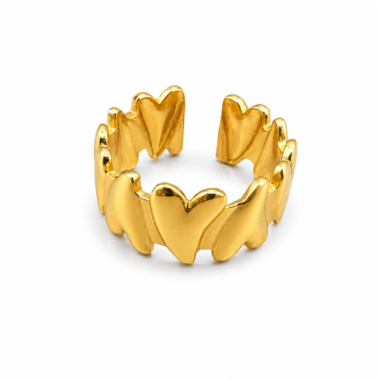Amour Stack Gold Ring