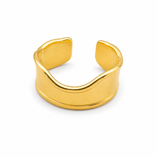 Miso Wide Gold Ring