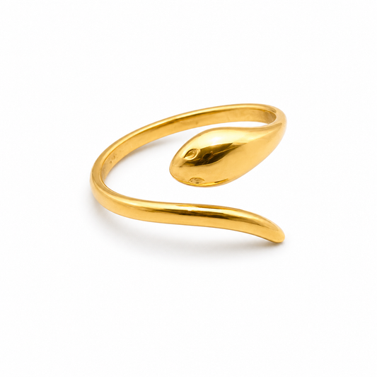 Serp Slim Gold Ring