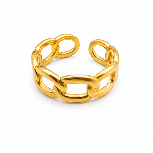 Chain Bold Gold Ring
