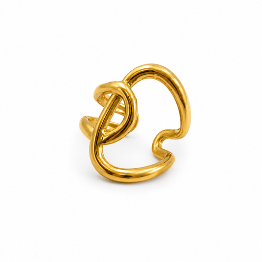 Kura Loop Gold Ring