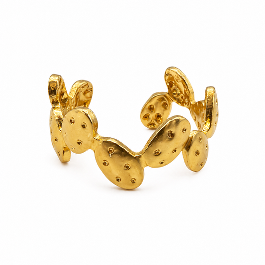 Cactus Row Gold Ring