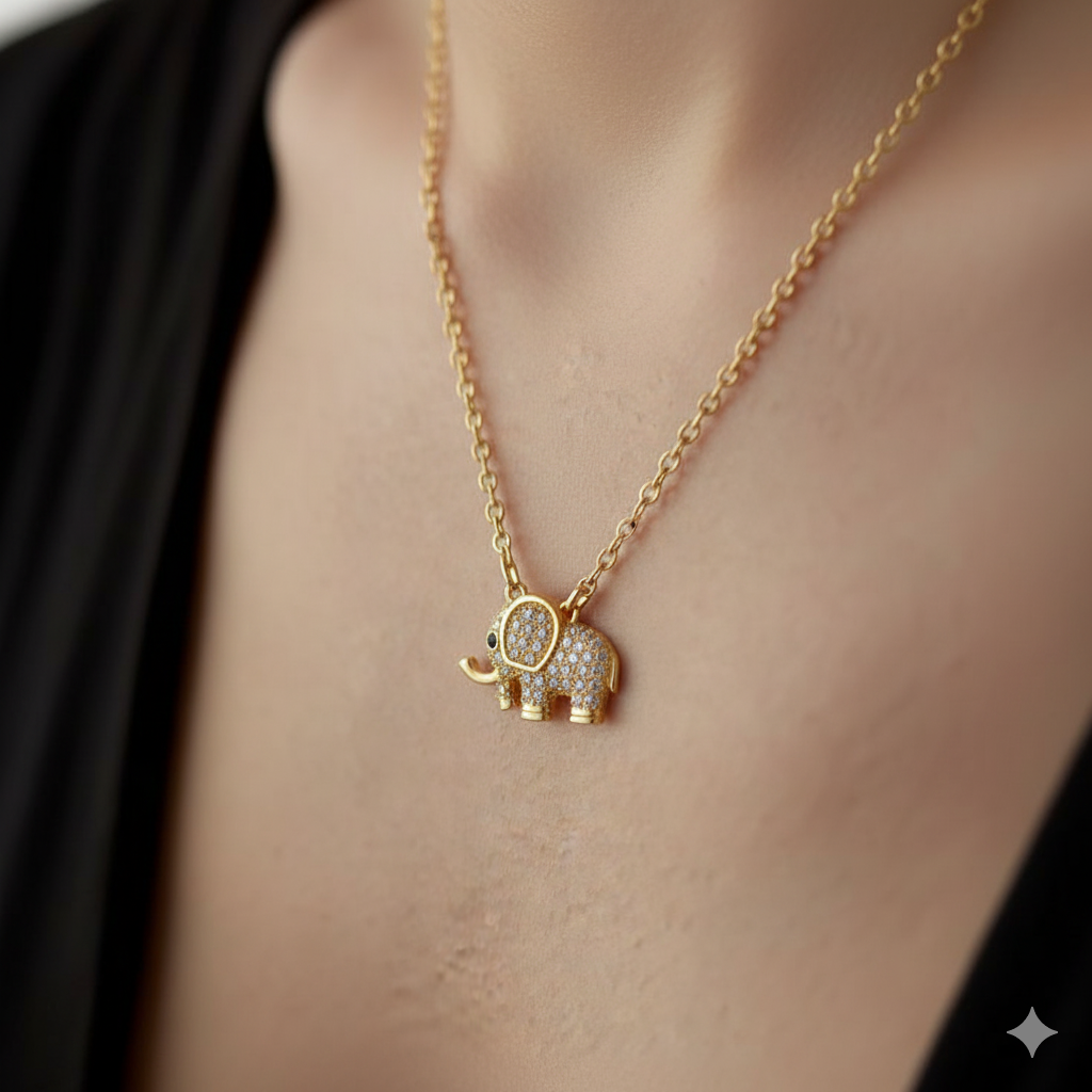 Elephant Pendant Necklace