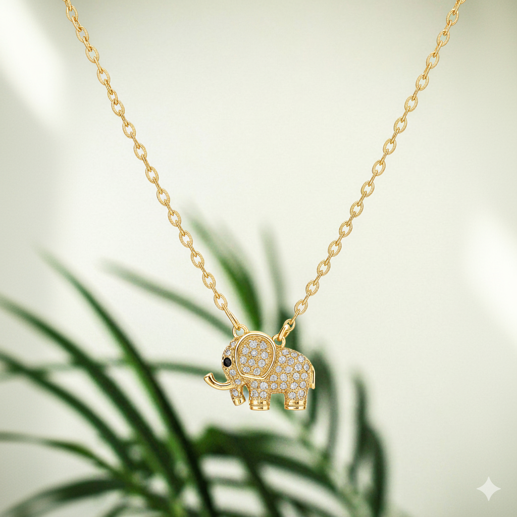 Elephant Pendant Necklace